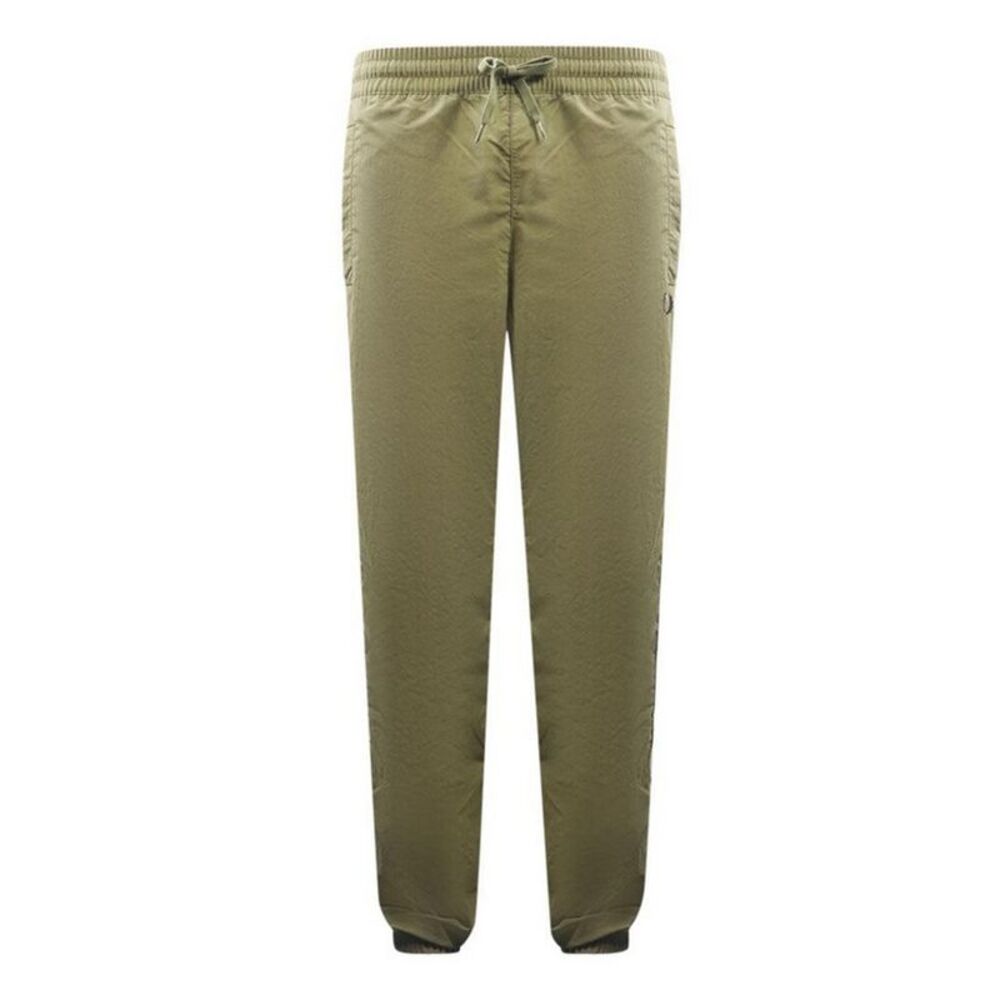 Fred Perry Mens Tonal Tape Sweatpants / Military Green